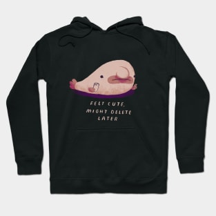 Blobfish selfie Hoodie